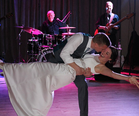 Grooverobbers perform at wedding Lusty Beg Island, Enniskillen